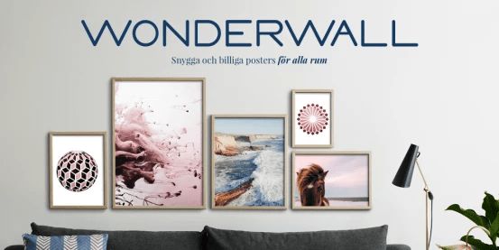 Adlibrisgruppen startar postersajten Wonderwall – snygga och billiga posters för alla rum