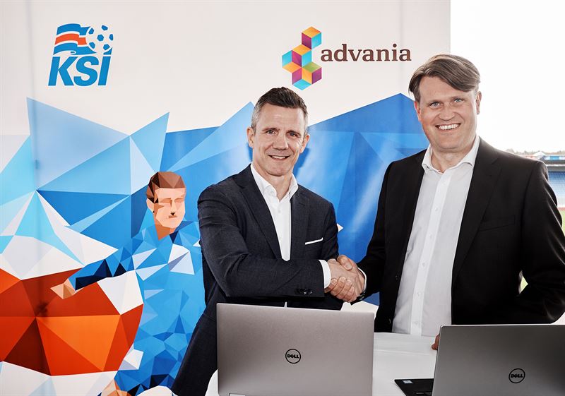 Advania är nu en stolt sponsor av Islands nationella fotbollslag