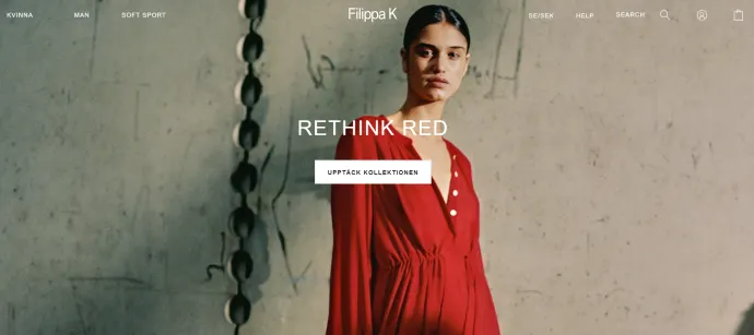 Filippa K blir globalt, digitalt modevarumärke genom Episervers molnplattform för webb och e-handel