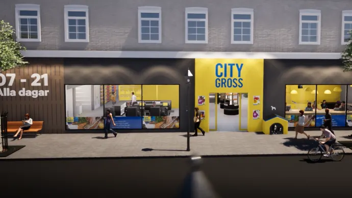 City Gross nya koncept: Mindre butiker i centrala lägen