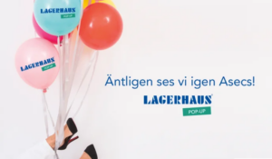 Lagerhaus återvänder till Asecs köpcentrum i Jönköping med ny pop-up butik! 2