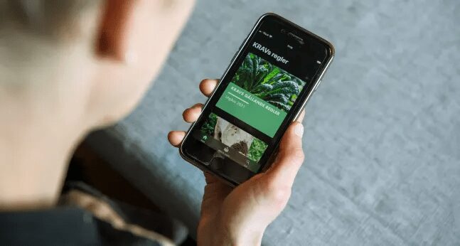 KRAV lanserar app och ny digital plattform för sina regler