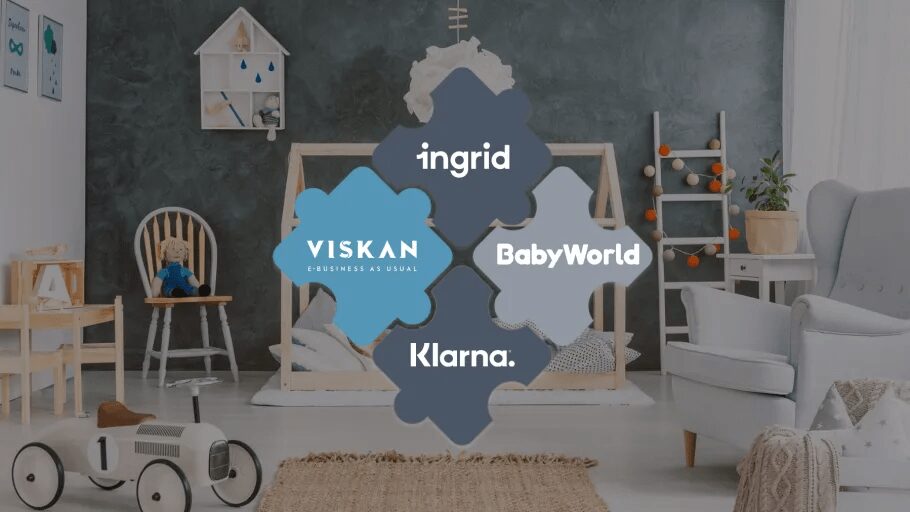 Babyworld live med Ingrid och Klarna Shipping Assistant på Viskan E-handelsplattform