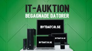 IT-auktionen pågår nu hos Bytdator.se!