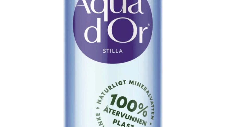 Alla Aqua d’Or-flaskor nu i 100% återvunnen plast