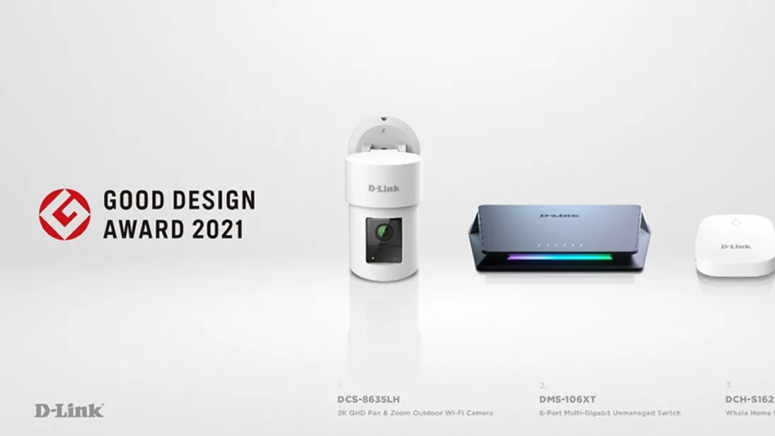 D-Link vinner tre Good Design Awards för produkter som ökar livskvaliteten