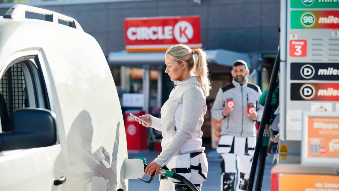 Circle K först ut i branschen med mobilbetalning för företagskunder