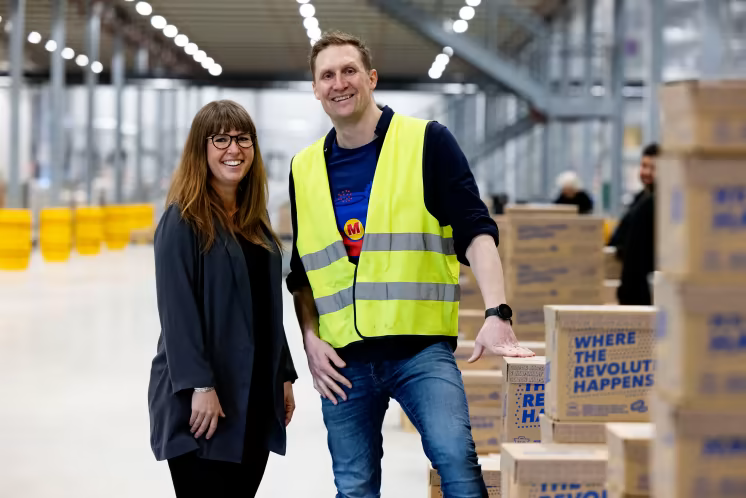 Svenska mästaren i maträddning öppnade Matsmarts nya e-handelslager i Örebro