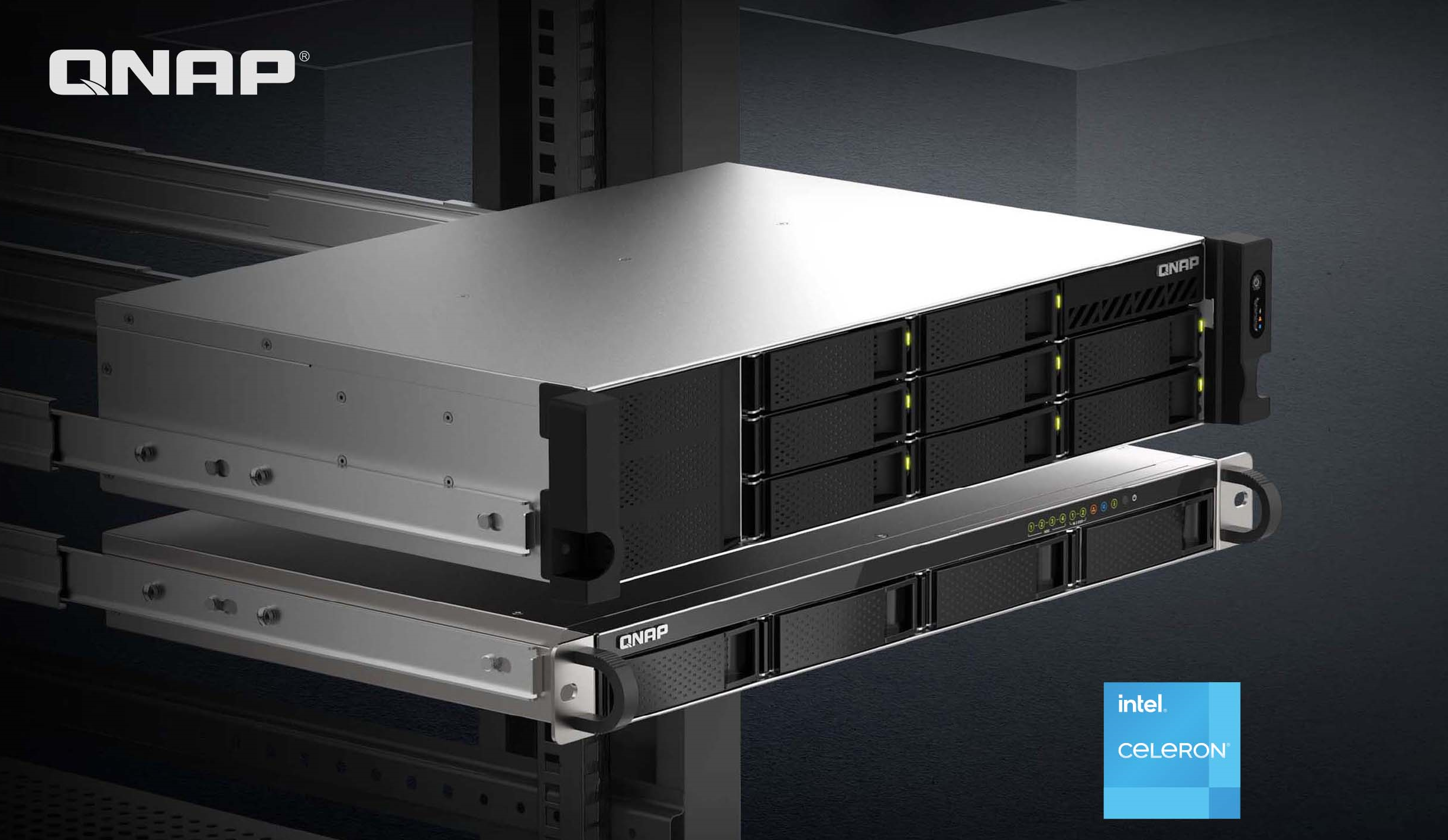 QNAP Systems lanserar TS-x64eU: en serie korta, rackmonterade NAS-enheter med 2,5 GbE och fyrkärniga Intel-processorer