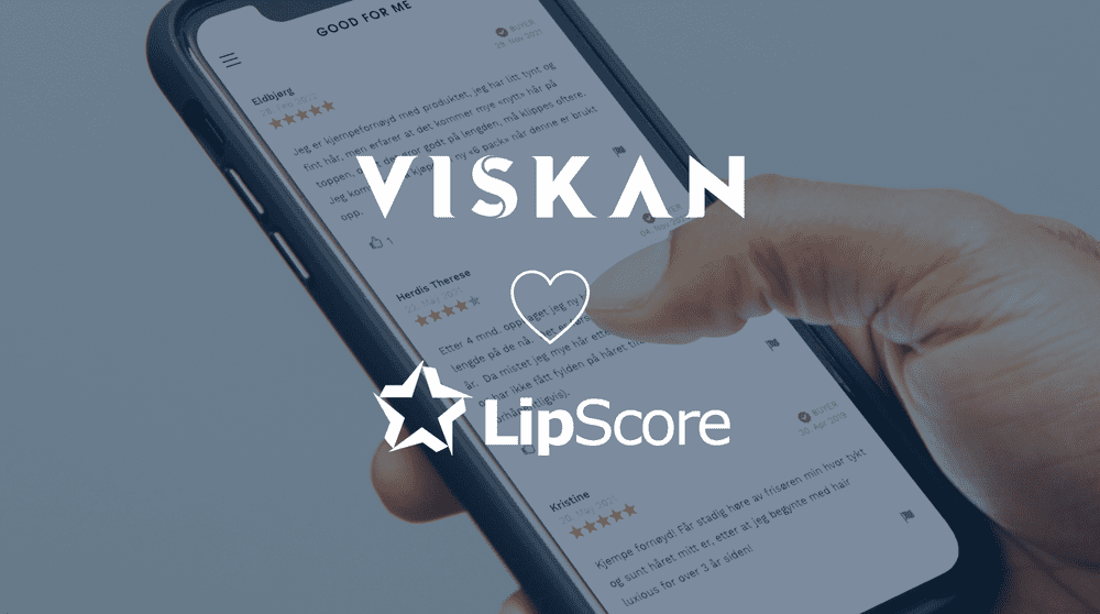 Viskan integrerar Lipscore i e-handelsplattformen!