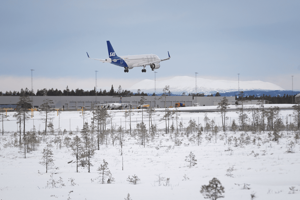 SAS satsar på Sälenfjällen och lanserar två internationella flyglinjer till Scandinavian Mountains Airport
