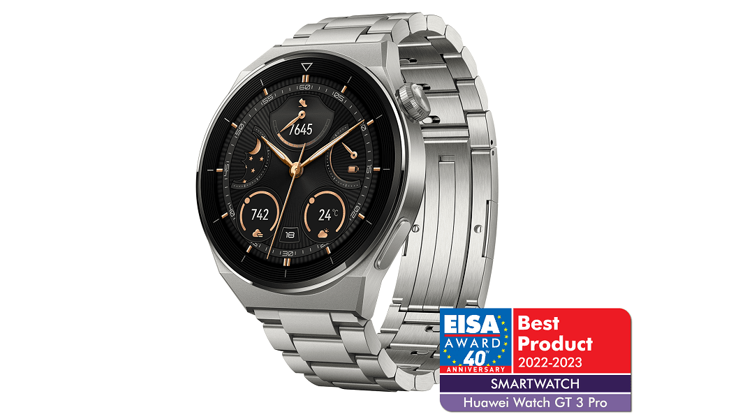 Huawei Watch GT3 Pro vinner EISA-pris – Årets smartklocka 2022-2023