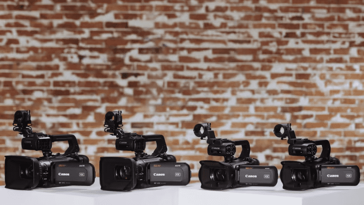 Canons fem nya 4K-videokameror – XA60, XA65, XA70 och XA75