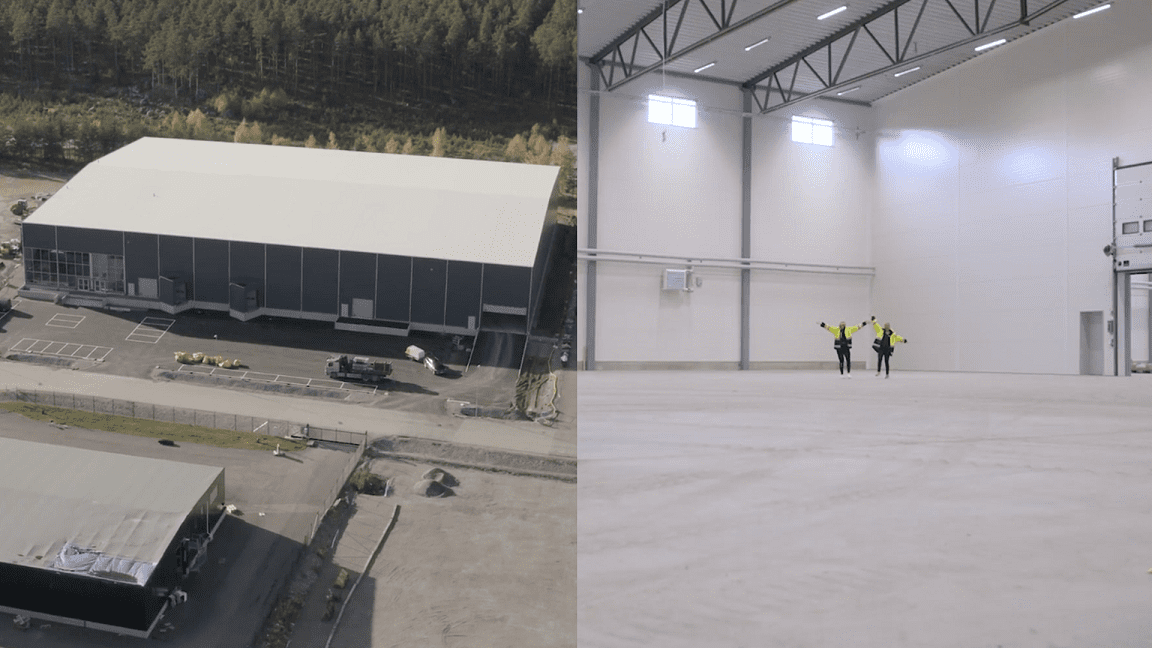 Hur kan ett logistikcenter på 10 000 kvm se ut? Få inspiration och idéer från Gymlecos nya huvudkontor med lager och produktion