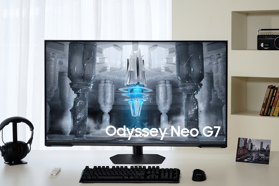 Möt nya Odyssey Neo G7 43” – Den första platta Mini-LED-spelmonitorn från Samsung