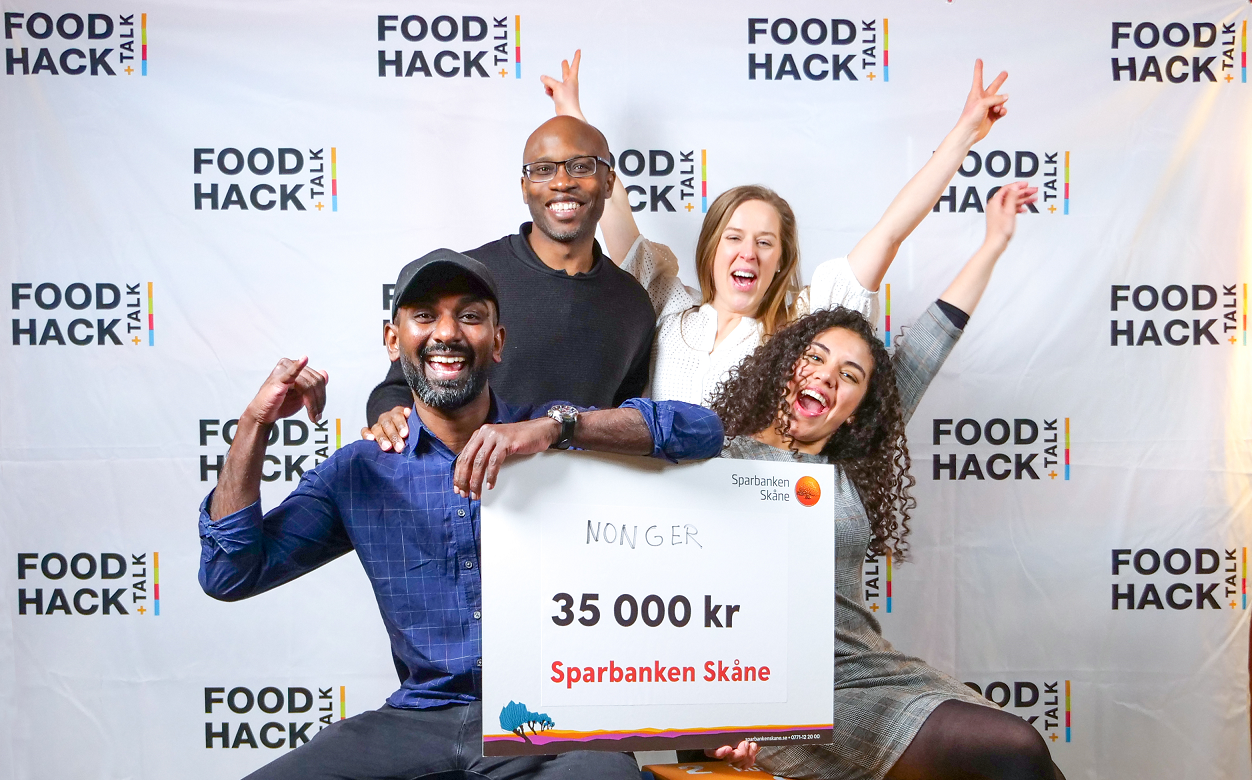 Lösning som förebygger matfattigdom blev vinnare av Food Hack