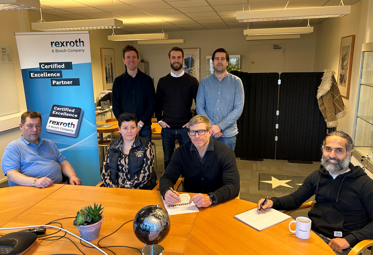 Hydnet AB blir certifierad partner till Bosch Rexroth