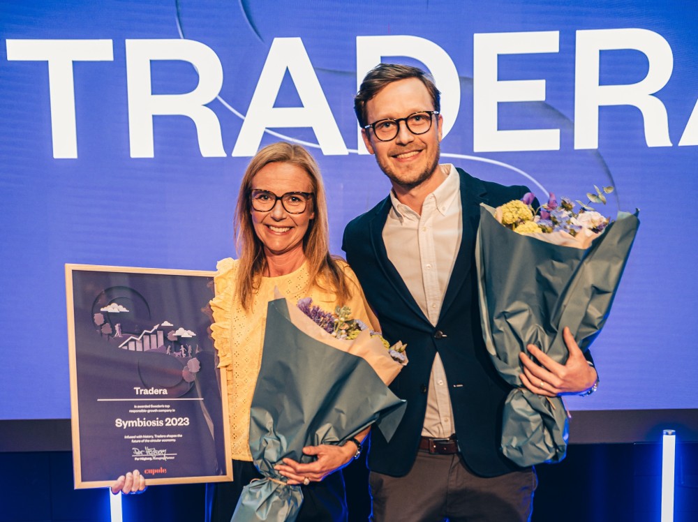 Tradera är årets vinnare av Symbios – utmärkelsen som prisar ansvarsfullt företagande