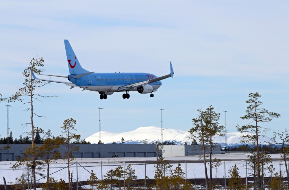 Världens största charterbolag TUI startar direktflygningar till Scandinavian Mountains Airport i vinter