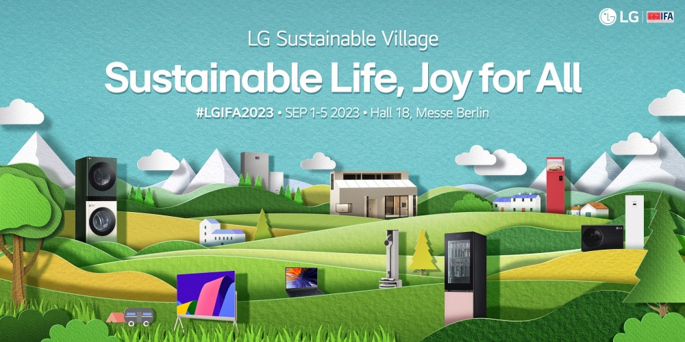 LG visar upp hållbara innovationer och smarta hem-lösningar på IFA 2023.