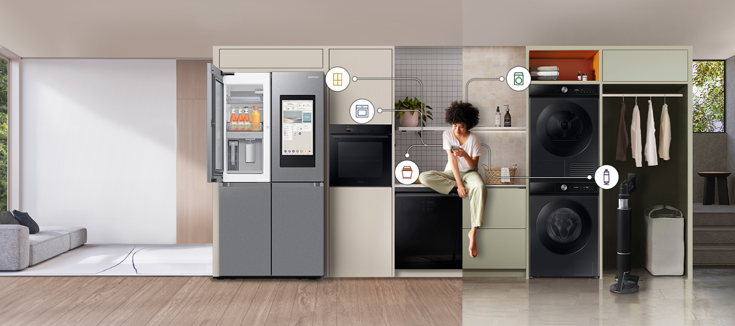 Samsung presenterar nya hushållsapparater med AI-funktioner och förbättrad uppkoppling under lanseringseventet ‘BESPOKE AI’