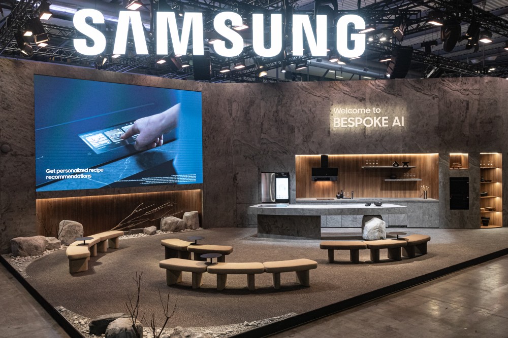 Samsung visar upp nytt uppkopplat utbud för inbyggda kök på EuroCucina 2024