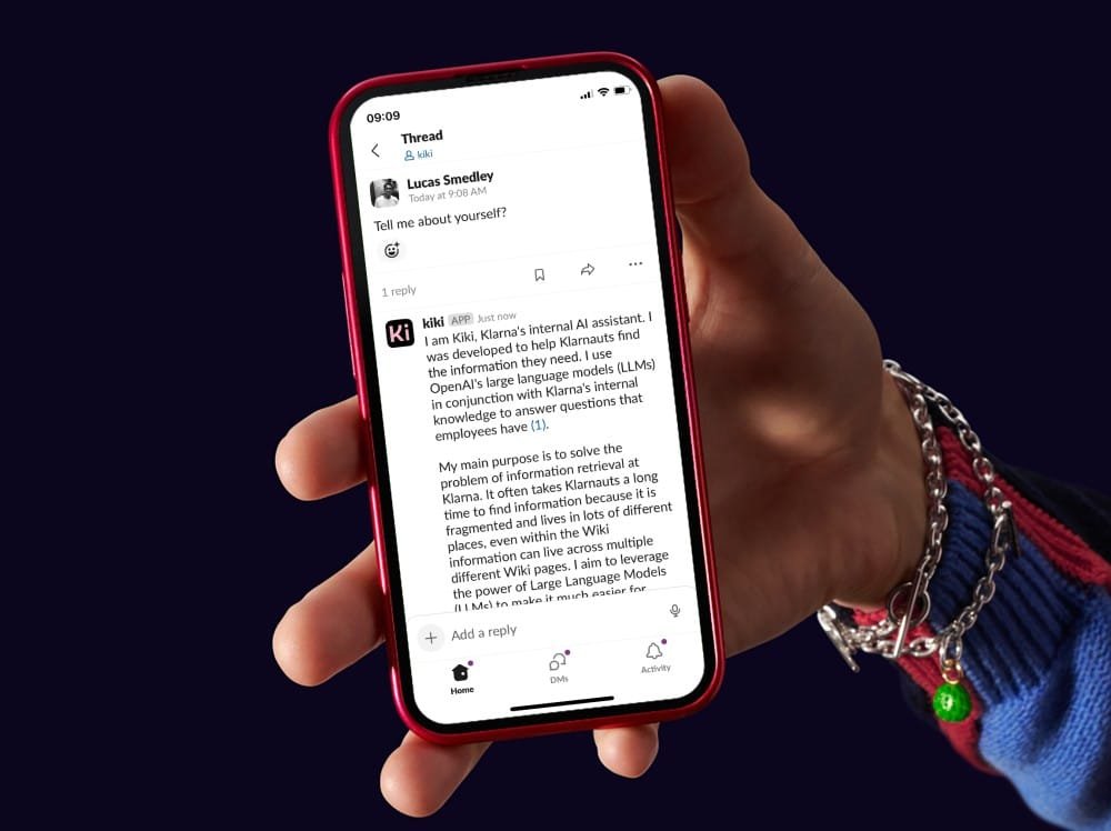 9 av 10 Klarna-medarbetare använder AI dagligen - en banbrytande produktivitetsförbättring