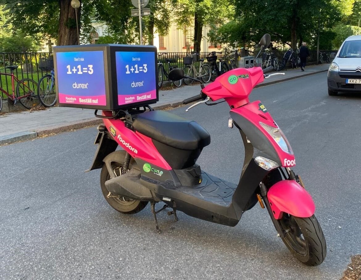 foodora storsatsar på ad-bikes – svarar på ökad efterfrågan från samarbetspartners