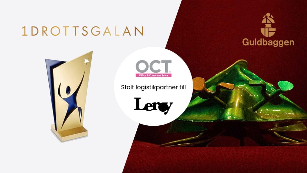 OCT förenklar logistik och scenhantering för Idrottsgalan och Guldbaggen