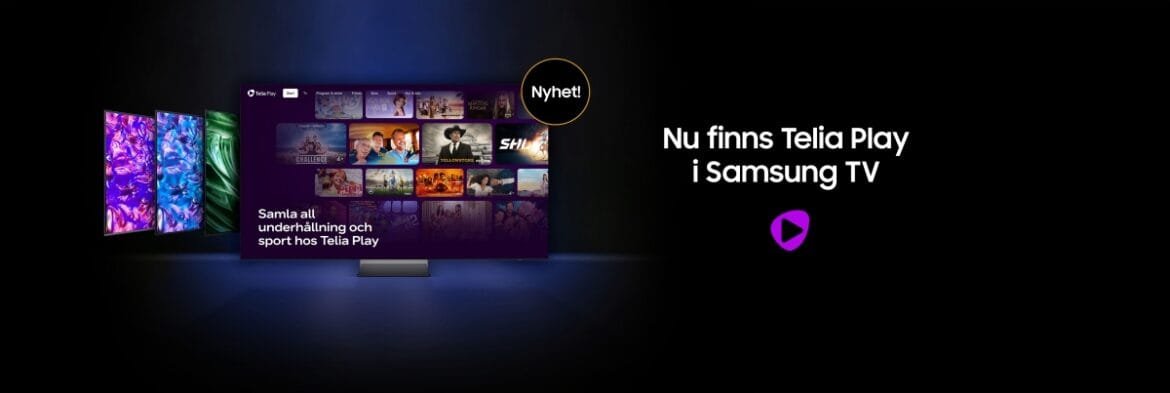 Nu lanseras Telia Play på Samsung Smart TV