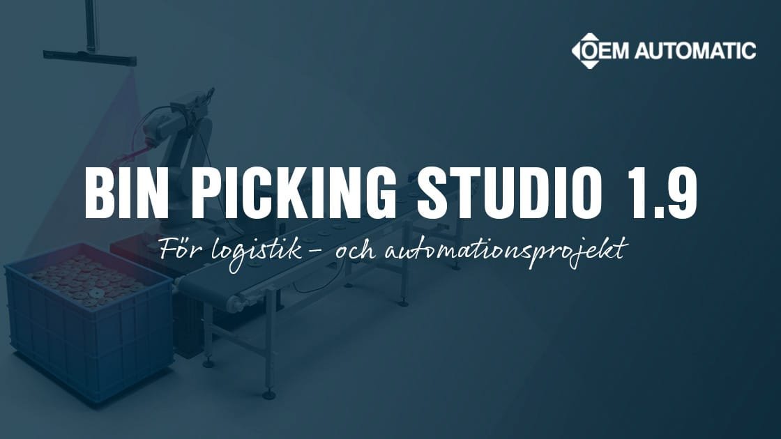 Bin Picking Studio 1.9 för logistik- och automationsprojekt