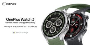 OnePlus Watch 3 lanseras den 18 februari OnePlus Watch 3 lanseras den 18 februari