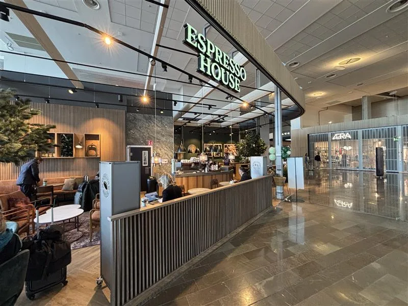 Espresso House har öppnat på Arlandas Marketplace, Terminal 5