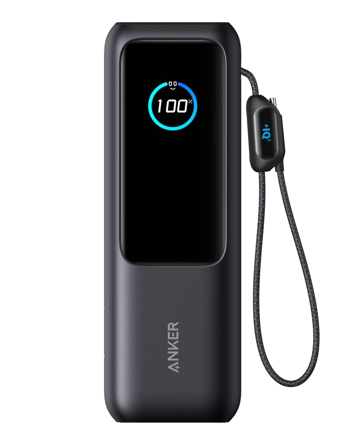 Anker lanserar en powerbank för multitaskare med inbyggda kablar och live-display