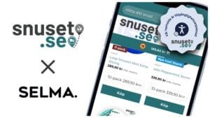 Snuset.se först i snusbranschen med tillgänglighetsanpassad e-handel