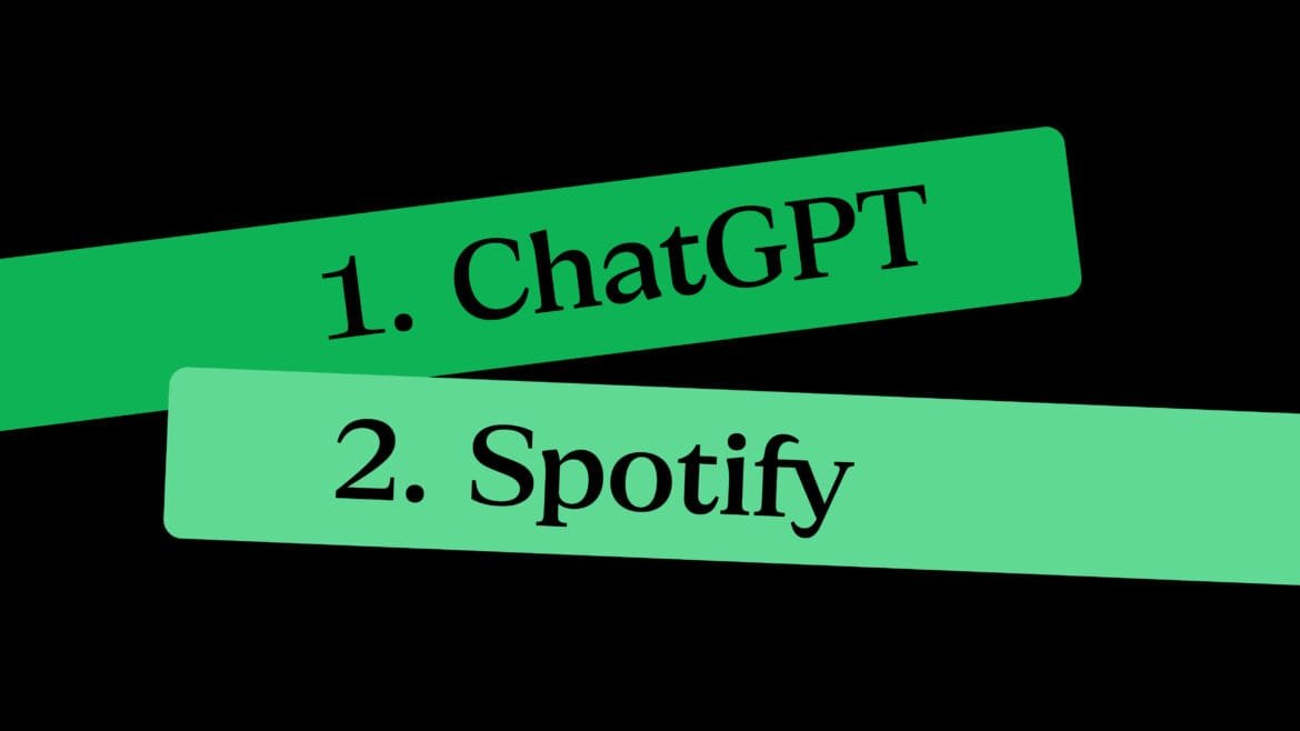 ChatGPT slår Spotify i Sverige
