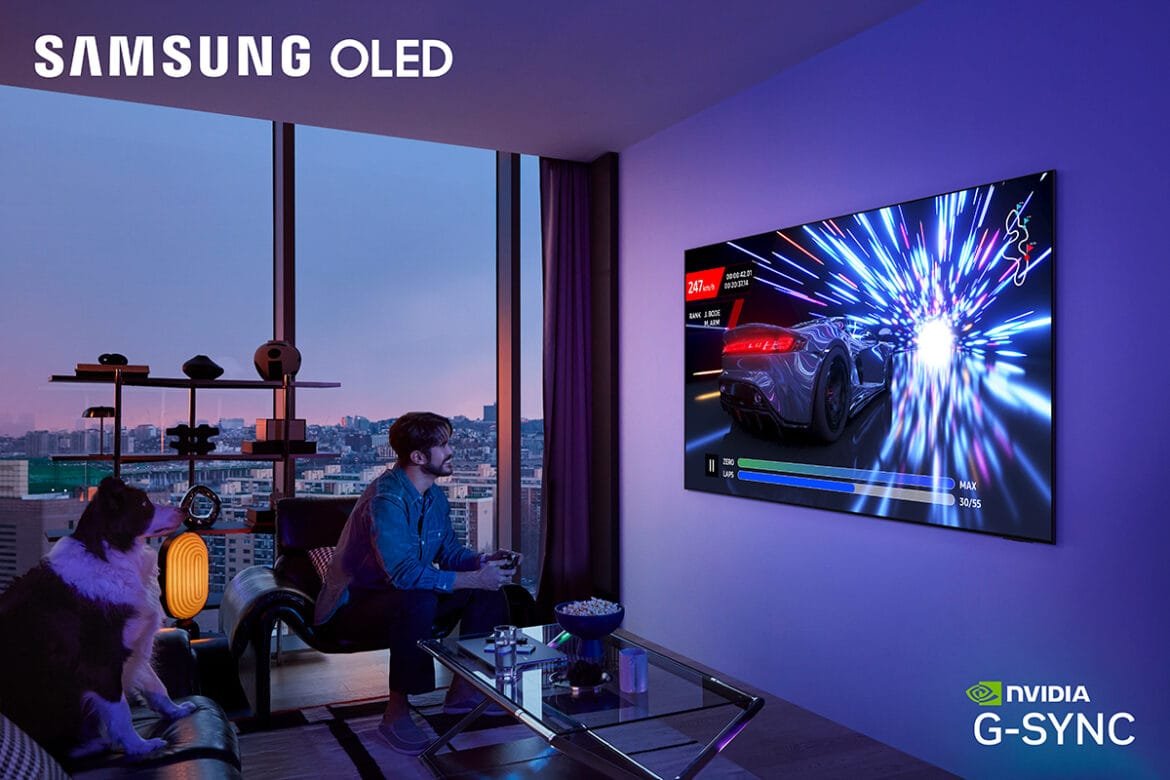 Samsung förhöjer spelupplevelsen med kompatibilitet för NVIDIA G-SYNC på sina OLED TV:s