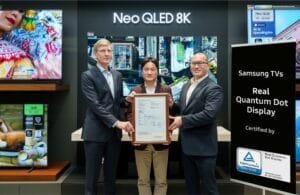 Samsung QLED-TV-apparater får certifiering för “Äkta Quantum Dot Display” från TÜV Rheinland Samsung QLED-TV-apparater får certifiering för “Äkta Quantum Dot Display” från TÜV Rheinland