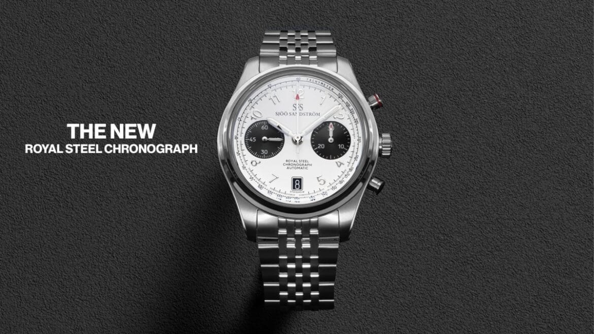 Nya Royal Steel Chronograph från Sjöö Sandström