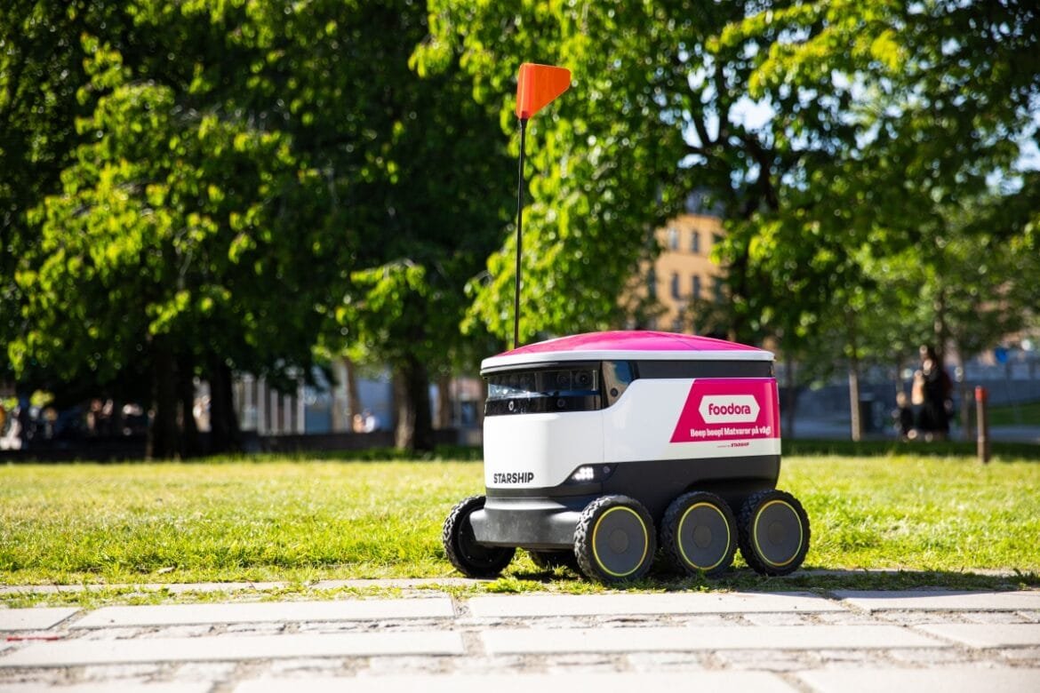 foodora och Starship utökar robotleveranser