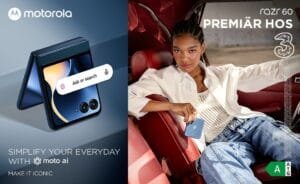 Säljstart av Razr 60 exklusivt hos operatören Tre