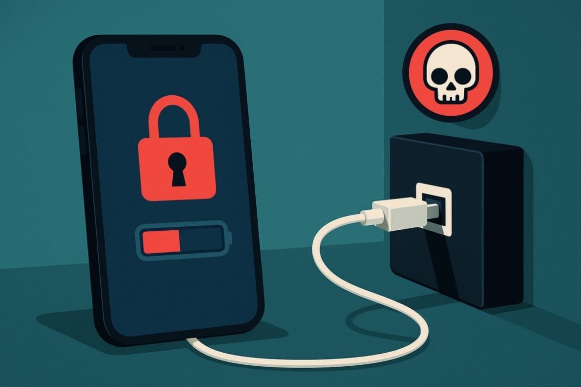 Så slipper du bli hackad när mobilen laddas