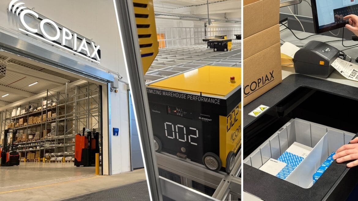 Premiär för Copiax automatiserade lager och nya butik