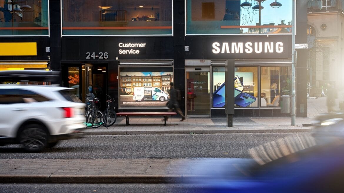 Samsung öppnar ny kundtjänstbutik i centrala Stockholm