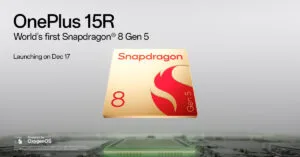 OnePlus 15R blir första enheten med Qualcomm Snapdragon 8 Gen 5