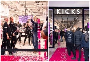 Storslagen succé när KICKS öppnade ny konceptbutik i Åbo Hansakvarteret