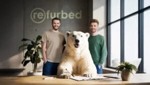 Björn maskot isbjörn refurbed seferf