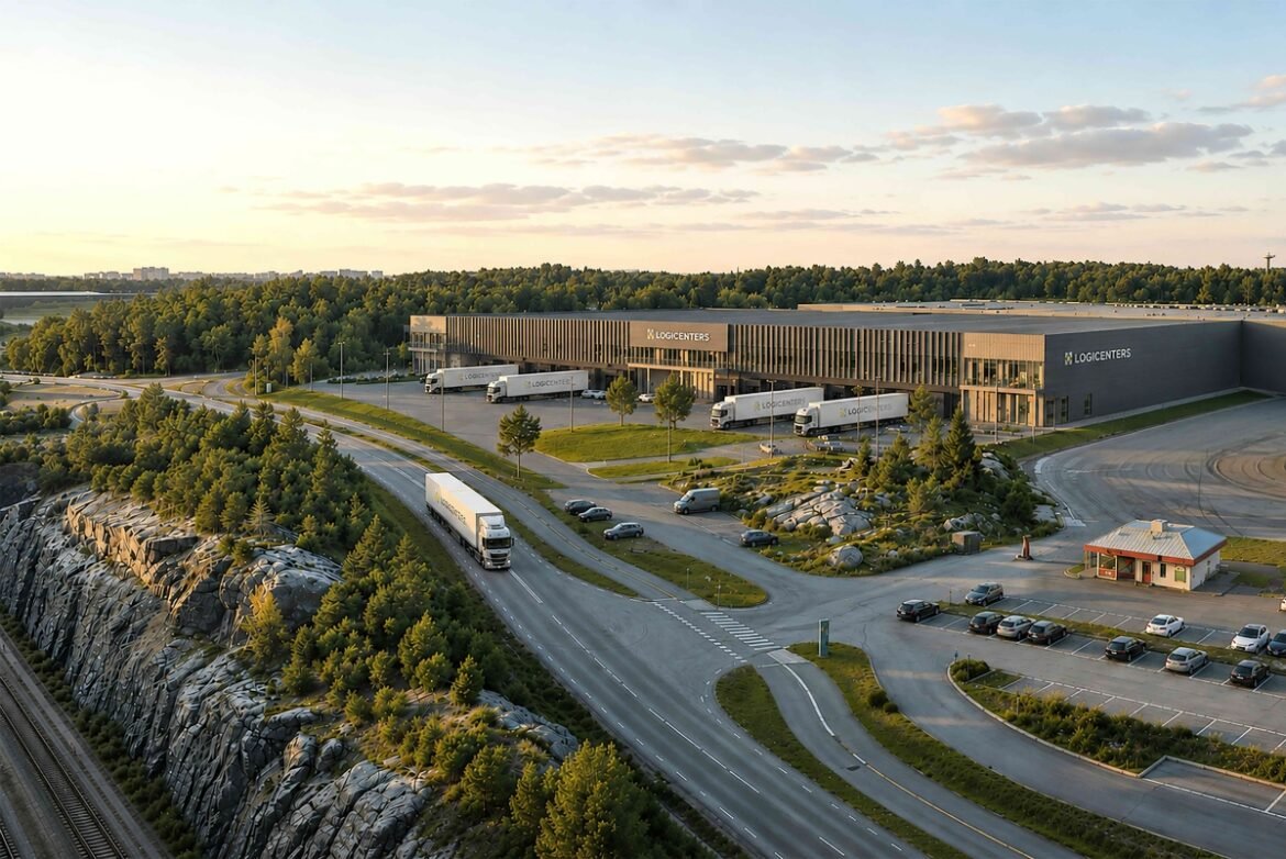 Stomresning för Logicenters nya fastighet i Kallhäll