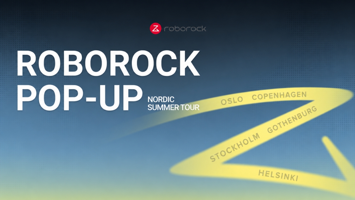 Roborock ger sig ut på nordisk sommarturné