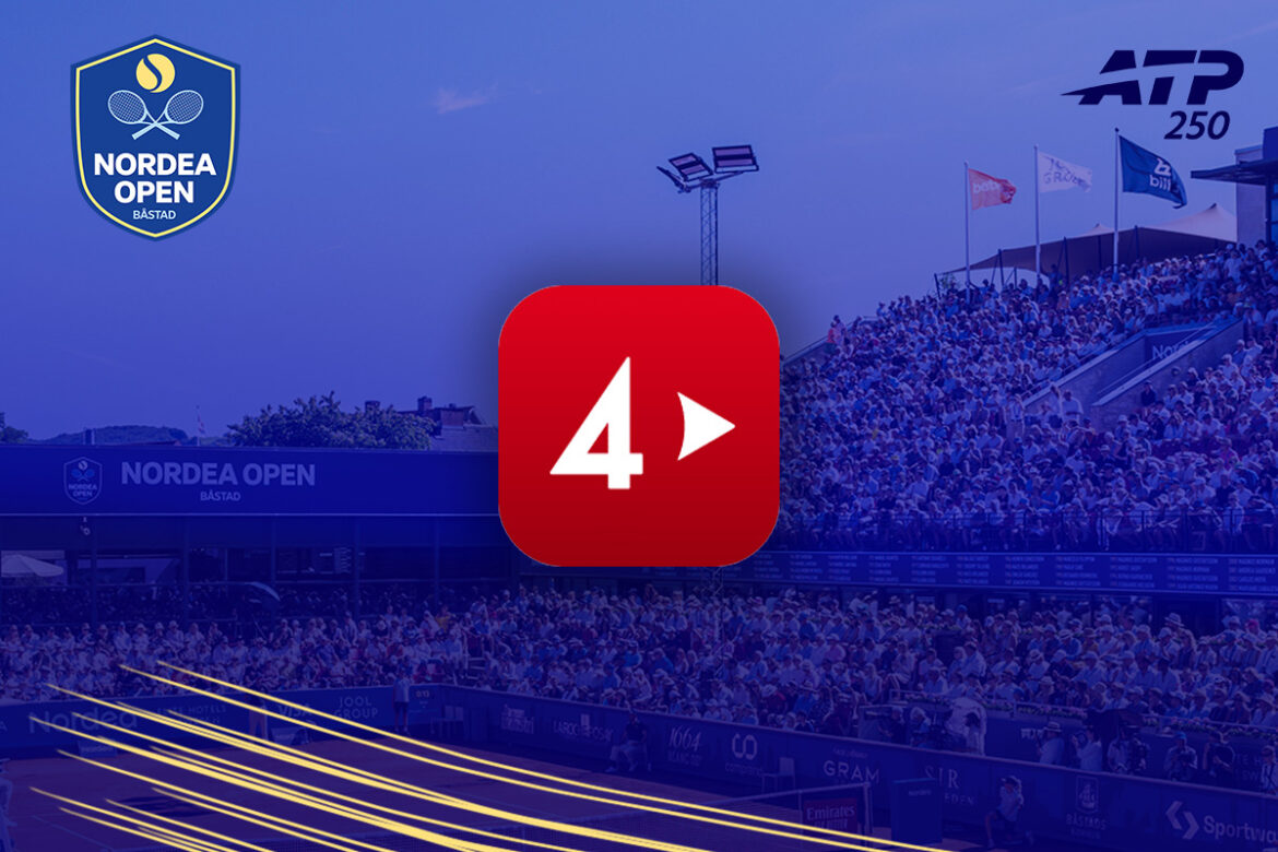 TV4 fortsätter sända herrtennisen i Nordea Open från Båstad